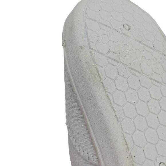 Cat & Jack Canvas Shoes White Archer Patriotic Red White Blue Stars Toddler Girl - Picture 6 of 8